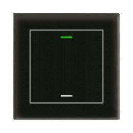 MDT GTL-1T0S.02S KNX-Glastaster II Light m. Temperatursensor | 1-fach,