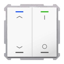 MDT TAL-63T2C04.02S KNX-Tastsensor Light 63 m. Temperatursens. | 2-fac