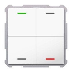 MDT TAL-6304004.02S KNX-Tastsensor Light 63 | 4-fach, neutral,Secure