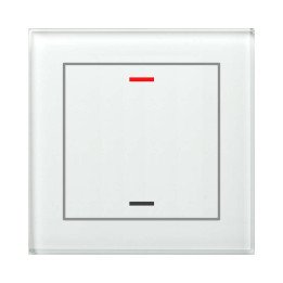 MDT GTL-100W.02S KNX-Glastaster II Light | 1-fach, neutral, Secure | g