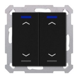 MDT TAL-55T2A06.02S KNX-Tastsensor Light 55 m. Temperaturs. | 2-fach, 