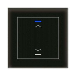 MDT GTL-10AS.02S KNX-Glastaster II Light | 1-fach, Pfeile, Secure | gl