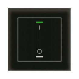 MDT GTL-1TBS.02S KNX-Glastaster II Light m. Temperatursensor | 1-fach,
