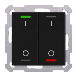 MDT TAL-5502B06.02S KNX-Tastsensor Light 55 | 2-fach, IO, Secure | sch