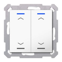 MDT TAL-55T2A02.02S KNX-Tastsensor Light 55 m. Temperaturs. | 2-fach, 