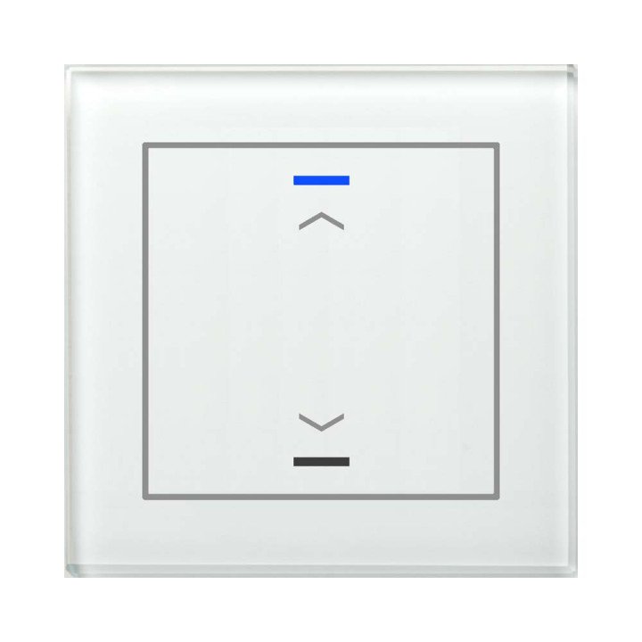 MDT GTL-10AW.02S KNX-Glastaster II Light | 1-fach, Pfeile, Secure | gl