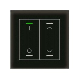 MDT GTL-2TDS.02S KNX-Glastaster II Light m. Temperatursensor | 2-fach,