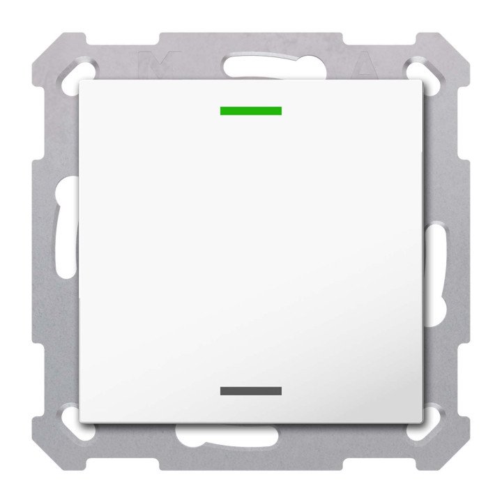MDT TAL-5501002.02S KNX-Tastsensor Light 55 | 1-fach, neutral, Secure 