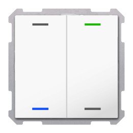 MDT TAL-63T2004.02S KNX-Tastsensor Light 63 m. Temperatursens. | 2-fac