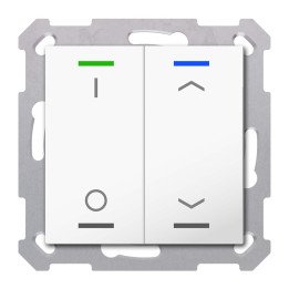 MDT TAL-5502D02.02S KNX-Tastsensor Light 55 | 2-fach, IO, Pfeile, Secu