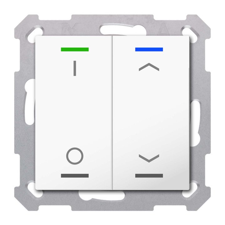 MDT TAL-5502D02.02S KNX-Tastsensor Light 55 | 2-fach, IO, Pfeile, Secu
