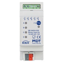 MDT BE-04024.03S KNX Binäreingang 24 V | 4-fach, Secure | AVS Domotec