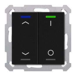 MDT TAL-55T2C06.02S KNX-Tastsensor Light 55 m. Temperaturs. | 2-fach, 