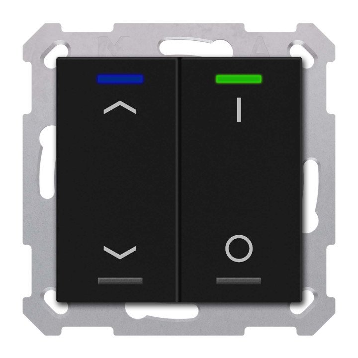 MDT TAL-55T2C06.02S KNX-Tastsensor Light 55 m. Temperaturs. | 2-fach, 