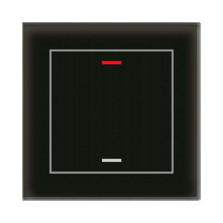 MDT GTL-100S.02S KNX-Glastaster II Light | 1-fach, neutral, Secure | g