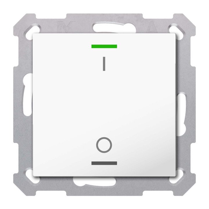 MDT TAL-55T1B02.02S KNX-Tastsensor Light 55 m. Temperaturs. | 1-fach, 