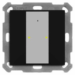 MDT RF-TA55A206.01 KNX-RF-Tastsensor | 2-fach | schwarz matt | AVS Dom
