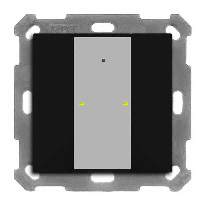 MDT RF-TA55A206.01 KNX-RF-Tastsensor | 2-fach | schwarz matt | AVS Dom