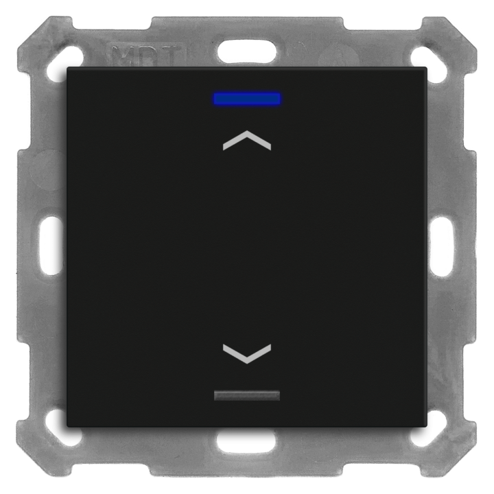 MDT RF-TAL55T106.A1S KNX-RF+ Taster Light 55 Secure m. Temp. | 1-fach,