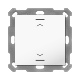 MDT RF-TAL55T102.A1S KNX-RF+ Taster Light 55 Secure m. Temp. | 1-fach,