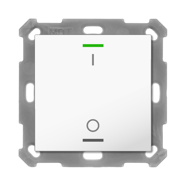 MDT RF-TAL55T102.B1S KNX-RF+ Taster Light 55 Secure m. Temp. | 1-fach,
