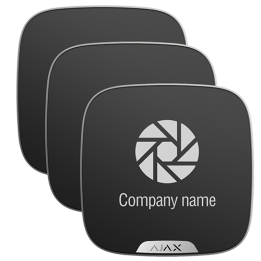 AJAX 10XAJ-BRANDPLATES — Pack de 10 couvercles personnalisable pour si
