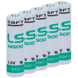 UPOWER 10XBATT-LS14500-S — Pack de 10x piles LS14500 | AVS Domotec