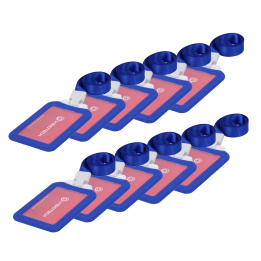 MARCA BLANCA 10XCARD-HOLDER-V-BLUE — Porte-cartes RFID | AVS Domotec