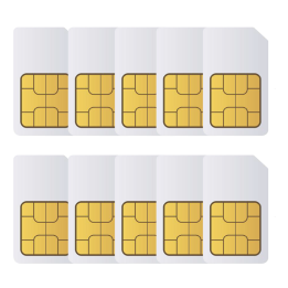 WUARDA 10XM2M-CARD-EU — Pack 10 Cartes SIM M2M | AVS Domotec