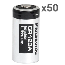 MARCA BLANCA 50XBATT-CR123A-P — Panasonic | AVS Domotec