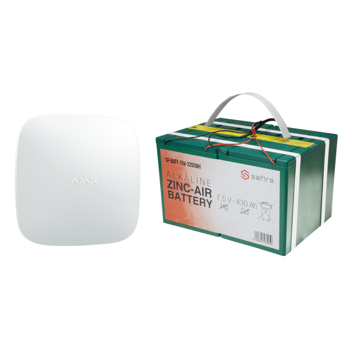 AJAX AJ-BATTERYKIT-12M — Kit d'alarme autonome | AVS Domotec