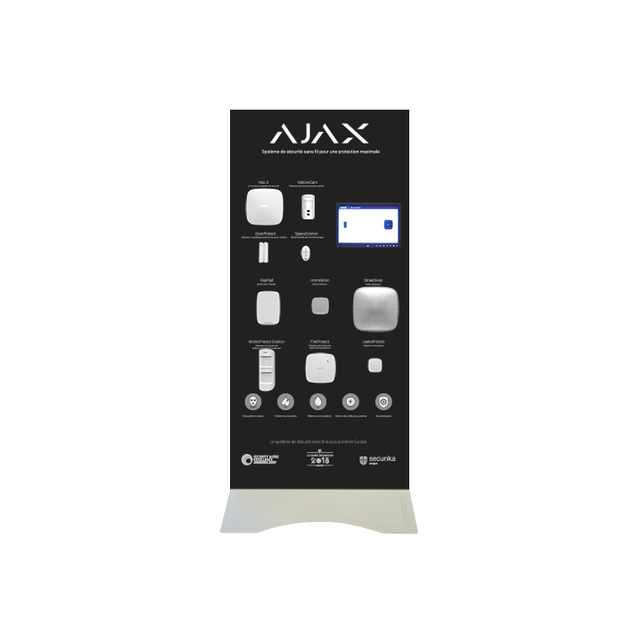 AJAX AJ-BTOTEM2-W-FR — Présentoir de démonstration | AVS Domotec
