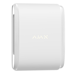 AJAX AJ-DUALCURTAINOUTDOOR-W — Détecteur PIR extérieur à double rideau