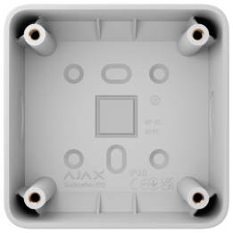 AJAX AJ-SURFACEBOX-W — Caja de montaje para un dispositivo | AVS Domot