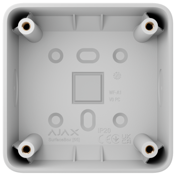 AJAX AJ-SURFACEBOX-W — Caja de montaje para un dispositivo | AVS Domot