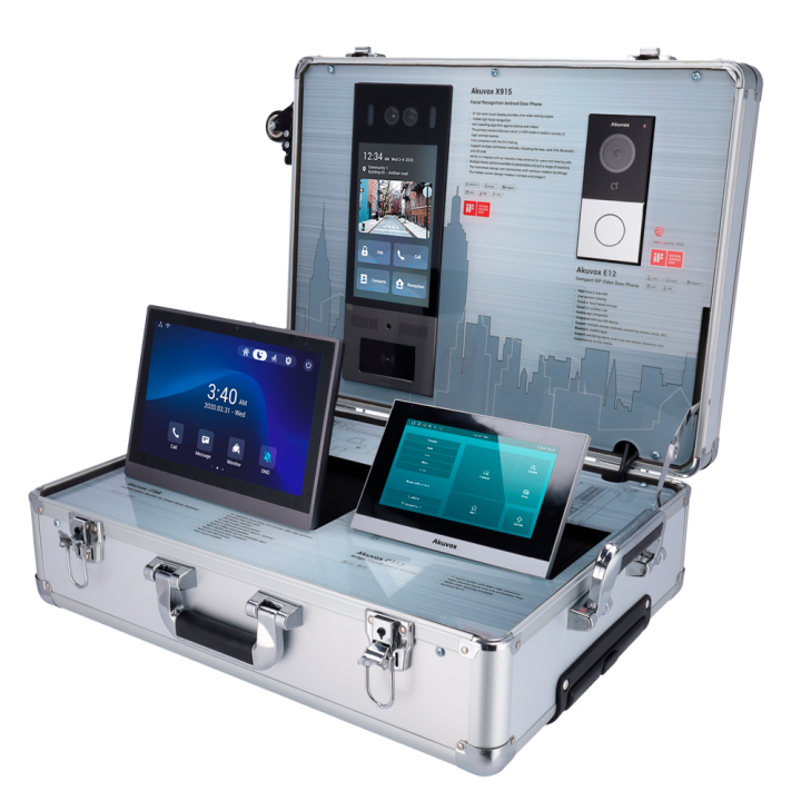 AKUVOX AK-DEMOKIT — Valise d'exposition | AVS Domotec