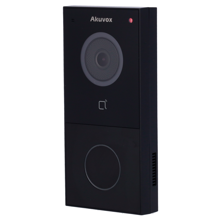 AKUVOX AK-E12S-BLACK — Interphone vidéo IP de surface | AVS Domotec