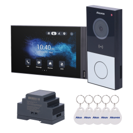 AKUVOX AK-KIT204 — Kit de portier vidéo Linux | AVS Domotec