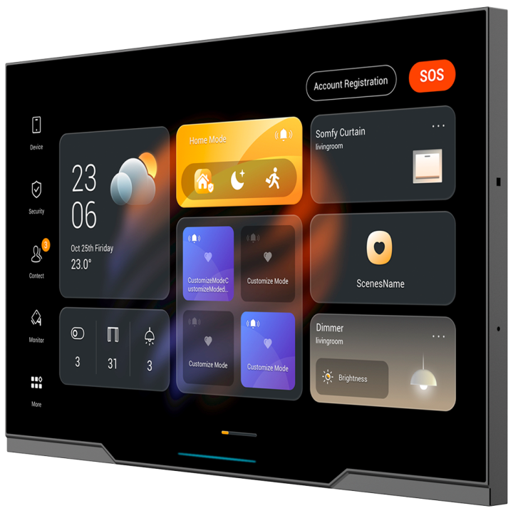 AKUVOX AK-PH81-KNX-EU — Moniteur Android 12.0 pour domotique | AVS Dom