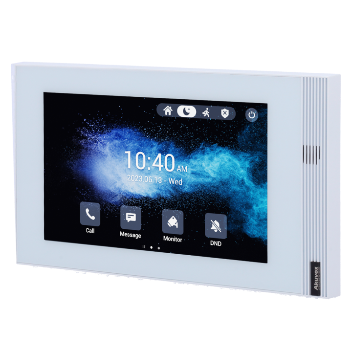 AKUVOX AK-S562-S-WHITE — Moniteur Linux pour portier vidéo | AVS Domot