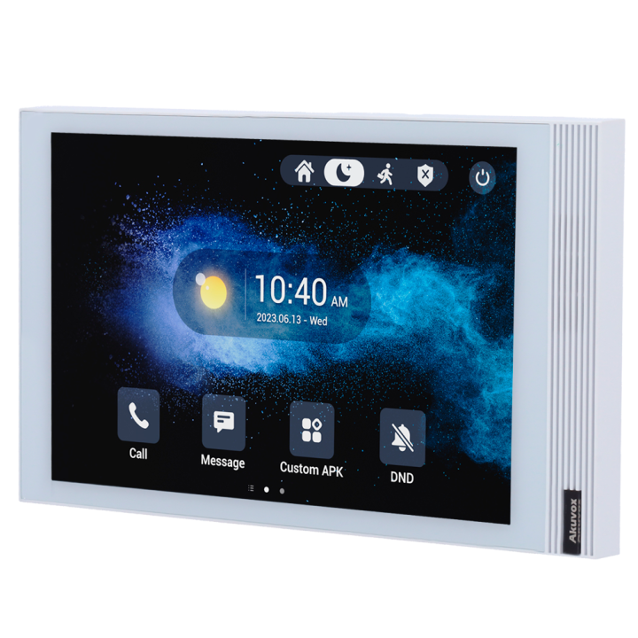 AKUVOX AK-S563-WHITE — Moniteur Android 12.0 pour portiers vidéo | AVS