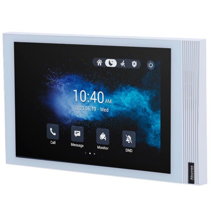 AKUVOX AK-S563W-WHITE — Moniteur Android 12.0 pour portiers vidéo | AV