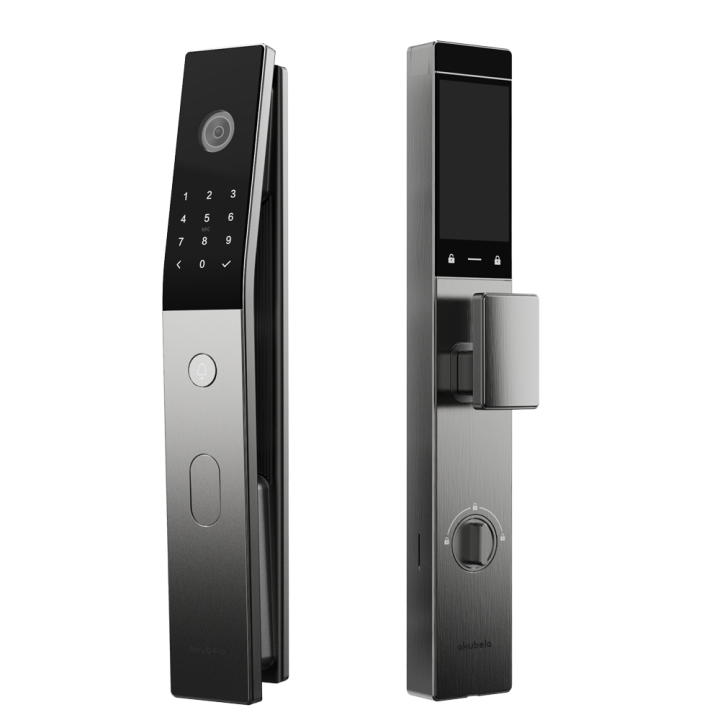 AKUVOX AK-SL60 — Serrure intelligente avec portier vidéo | AVS Domotec
