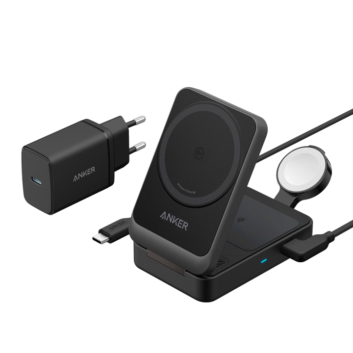 ANKER ANK-2557-3-IN-1 — Chargeur sans fil 3 chez 1 Anker | AVS Domotec