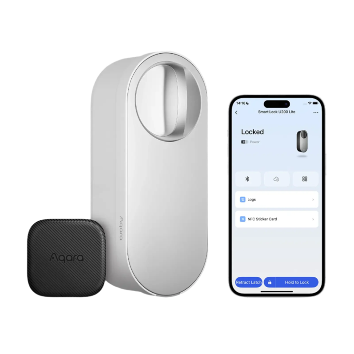 AQARA AQ-U200-LITE-KIT-W — Aqara Cerradura inteligente U200 Lite Blanc