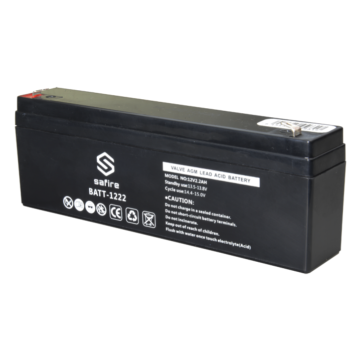 SAFIRE BATT-1222 — Batterie rechargeable | AVS Domotec