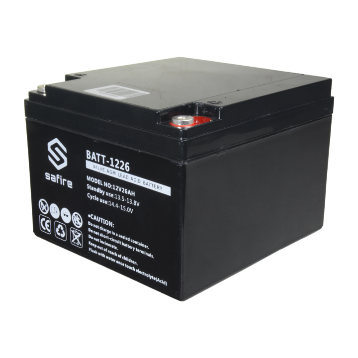 SAFIRE BATT-1226 — Batterie rechargeable | AVS Domotec