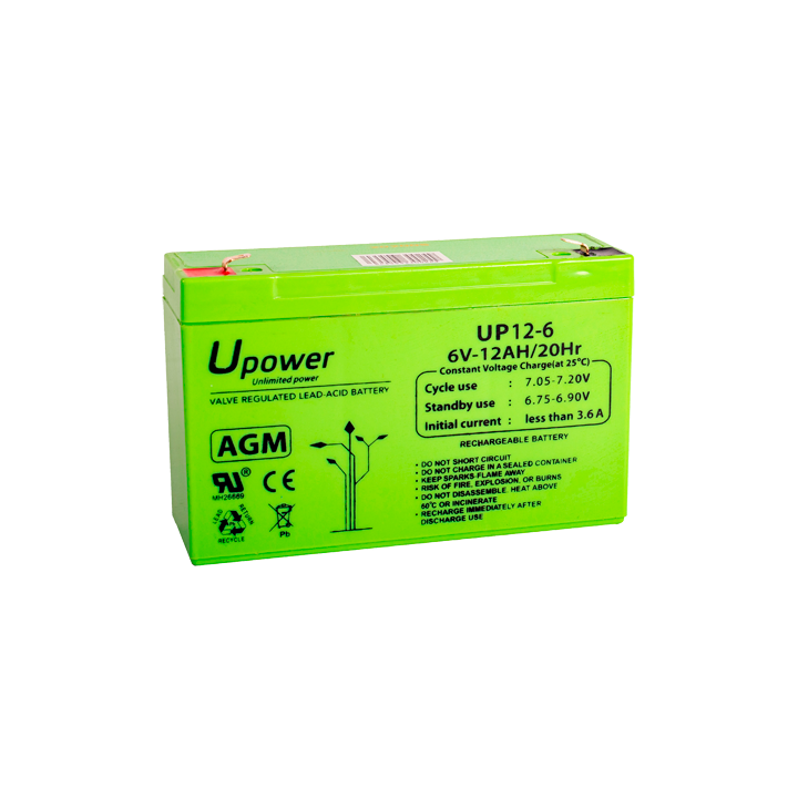 UPOWER BATT-6012-U — Upower | AVS Domotec