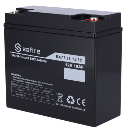 SAFIRE BATT-LI-1218 — Batterie rechargeable | AVS Domotec