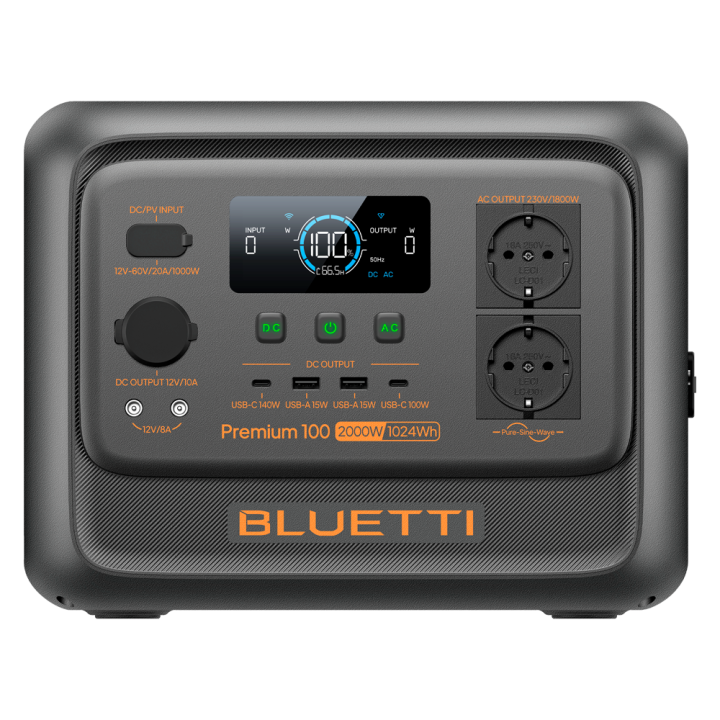 BLUETTI BL-PREMIUM-100V2 — Station électrique portable | AVS Domotec
